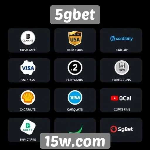 Métodos de pagamento disponíveis no 5gbet