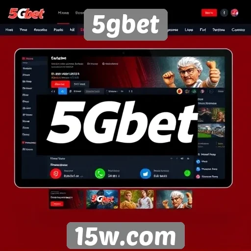 Análise da interface do usuário do site 5gbet